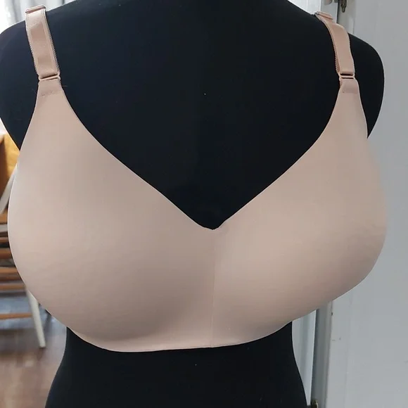 Torrid Curves Cream Color Full Coverage Bra  - Size 38G - Picture 2 of 7